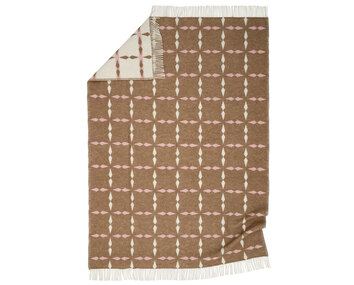 Tile pläd Classic Collection rosa