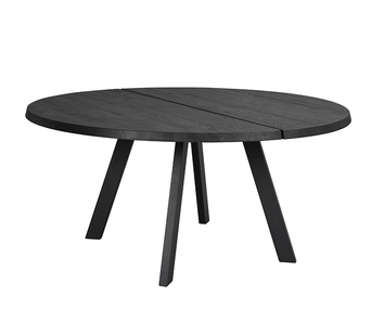 Fred matbord Ø160 cm i svart