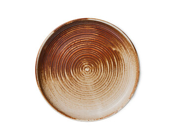 Chef Ceramics Djup Tallrik Rustic Cream Brown
