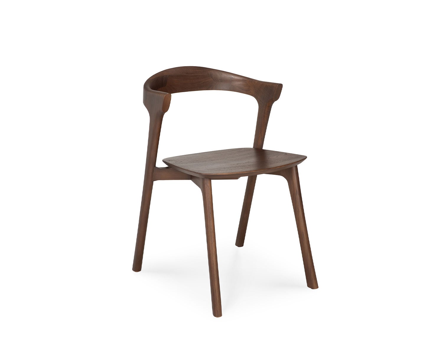 Bok Stol Brunlackad Teak