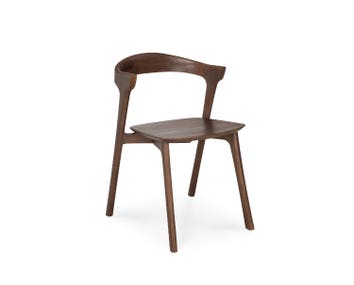 Bok Stol Brunlackad Teak