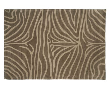 Zebra matta Mocca från Classic Collection