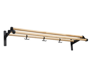 Nostalgi 291 Hatthylla | Björk/Aluminium | 100 centimeter