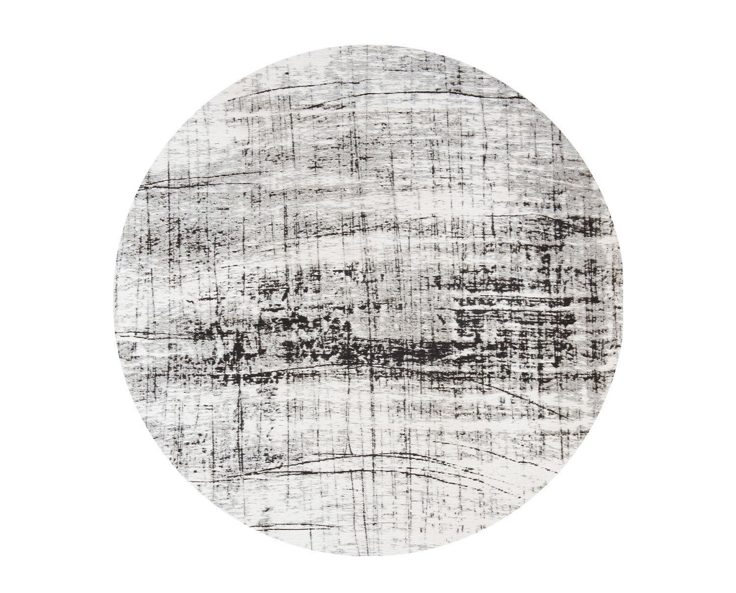 Louis-De-Poortere-Griff-Rug-Round-Metro-Black-White