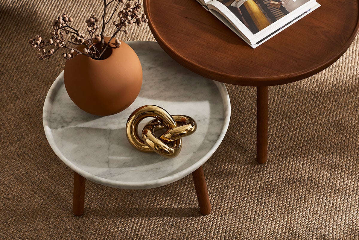 Tureen Soffbord | Vit Carrara