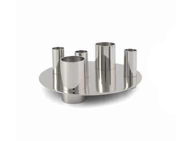 Awa Vas & Ljusstake Nickel