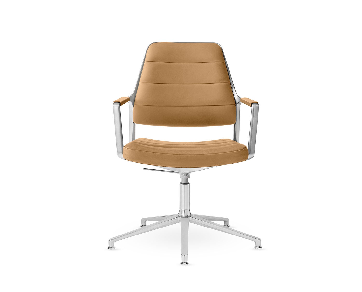 Vipp-455-Plus-Swivel-Chair-Camel-Leather-Gliders