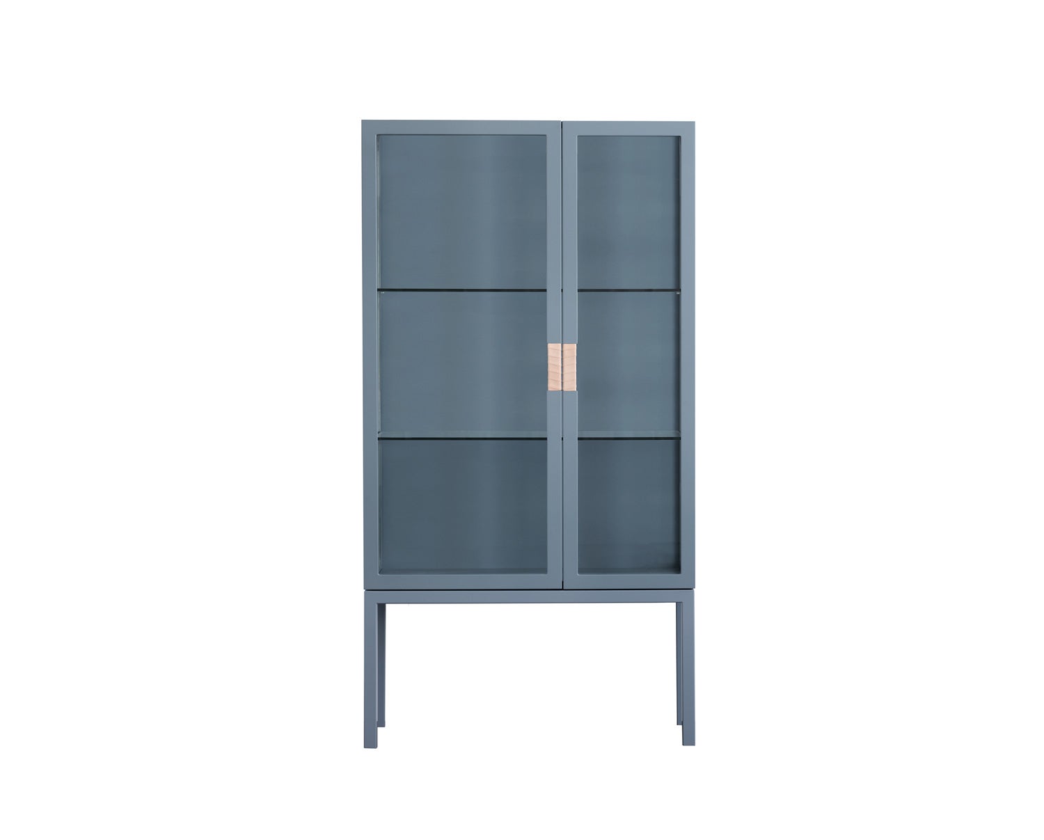 Frame Vitrinskåp, Nordic Blue