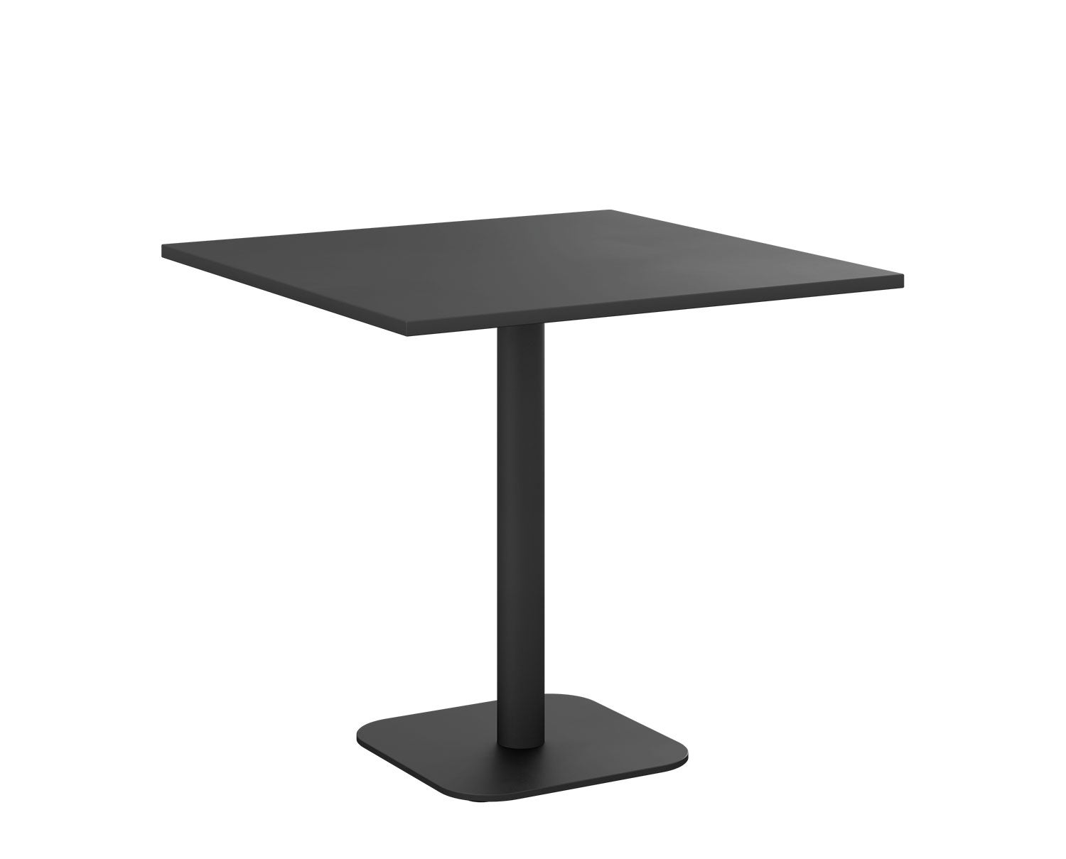 Delta bord 80x80 cm i svart laminat från Andersen Furniture