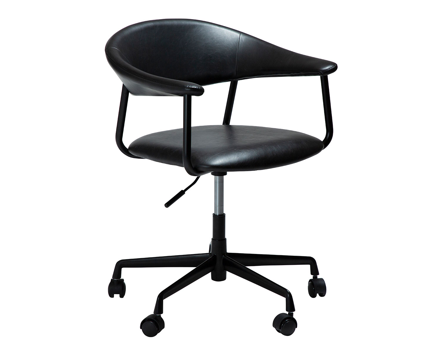 Rover Skrivbordsstol PU Vintage Svart Dan-Form