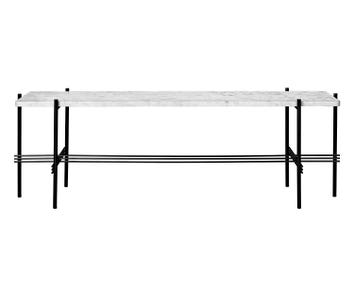 TS Console low i Svart/ vit marmor