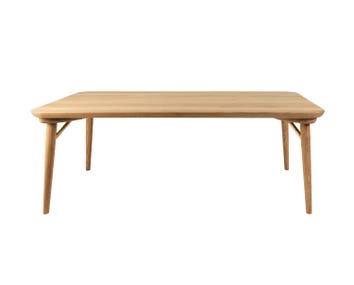 Wave Soffbord i rektangulärt utförande tillverkat i ek i ytbehandling C4