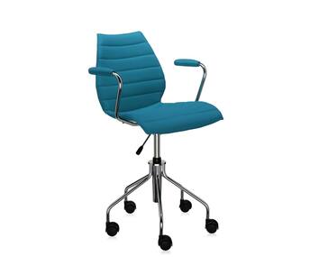 Maui karmstol med hjul Soft | Teal