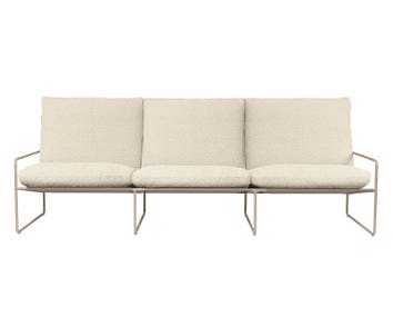 Desert Soffa 3-sits i utförandet Cashmere/Bouclé Off-White