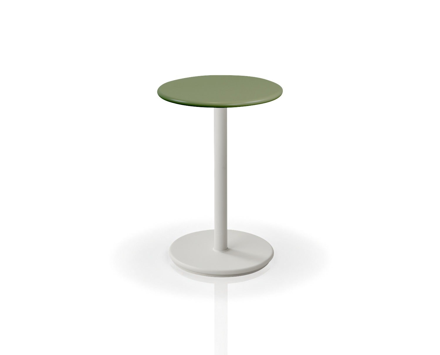 go-cafebord-o45-sand-olive-green-halvblank-aluminium-ld