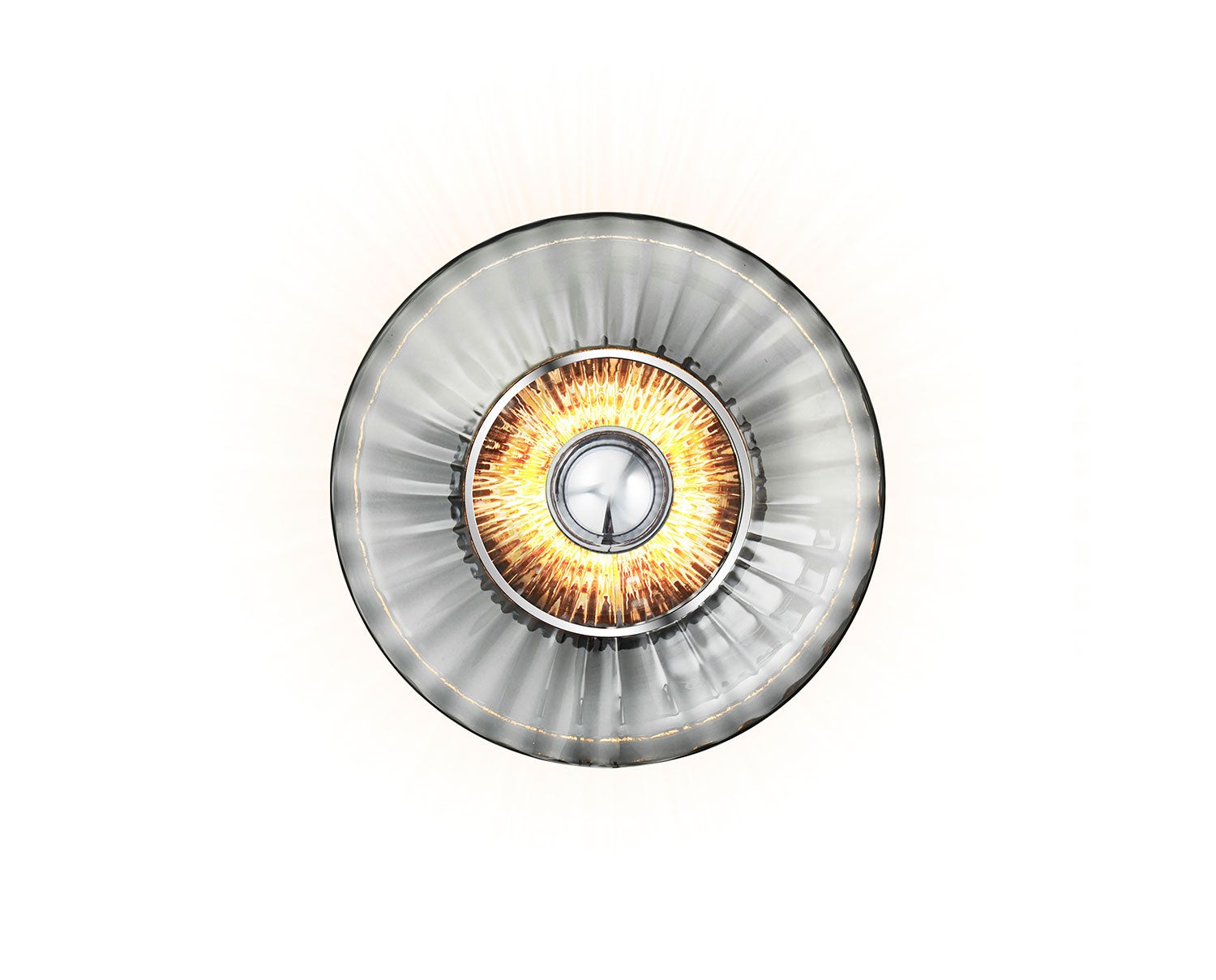 New-Wave-Optic-vägglampa i färgen Smoke