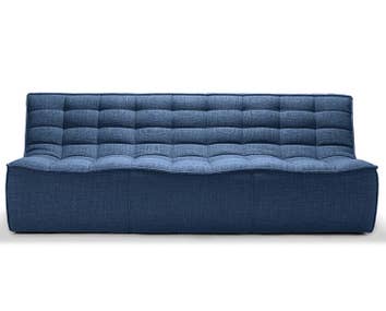 N701 Soffa 3-sits Tyg Blue