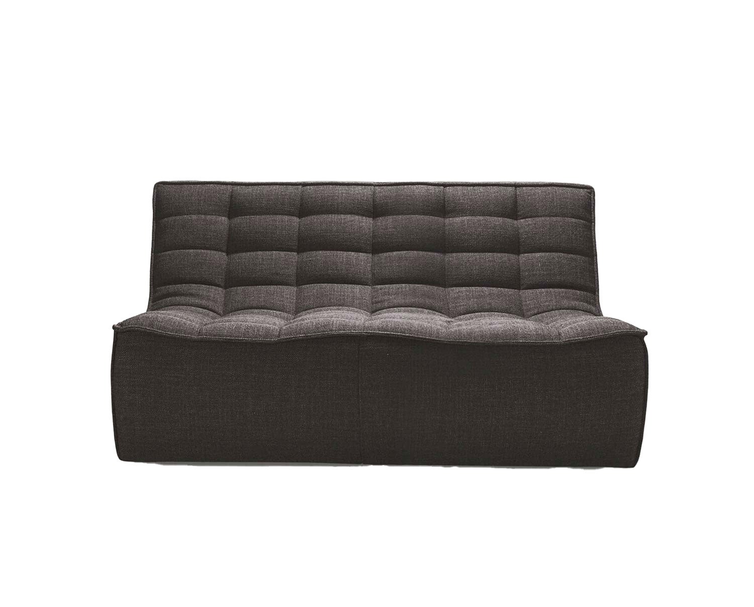 N701 Soffa 2-sits Tyg Dark Grey