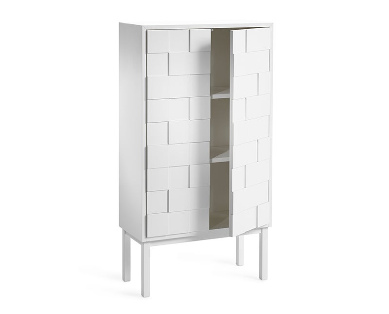 Collect 2010 Skåp Högt Vit / Vit