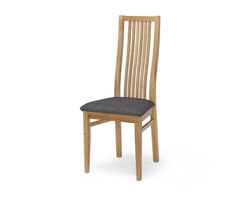 Allegro Stol Oljad ek Grå tygsits