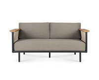 Corbey Outdoor Loungesoffa i tyget Silt