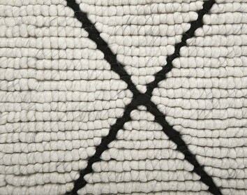 Casablanca Matta Vit Svart Detalj