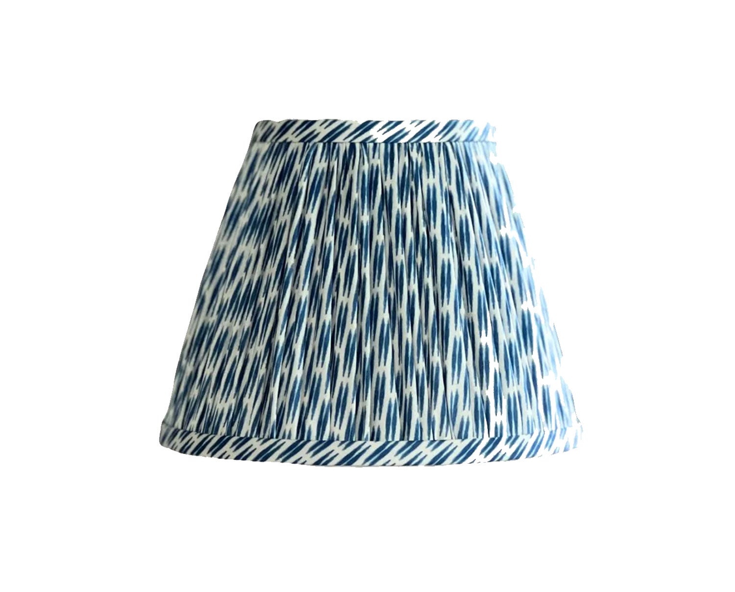 Shade ikat blue pleated large, House of Firefly