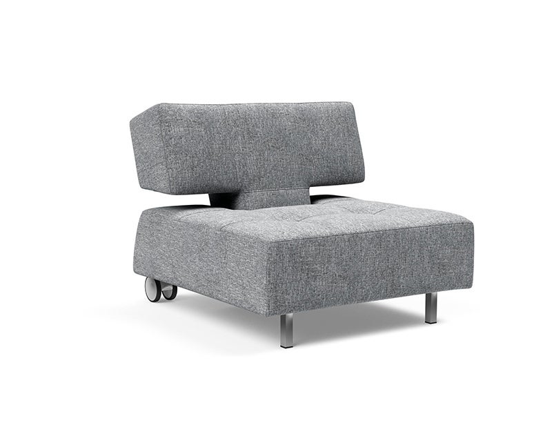 Long Horn fåtölj i tyget 565 Twist Granite