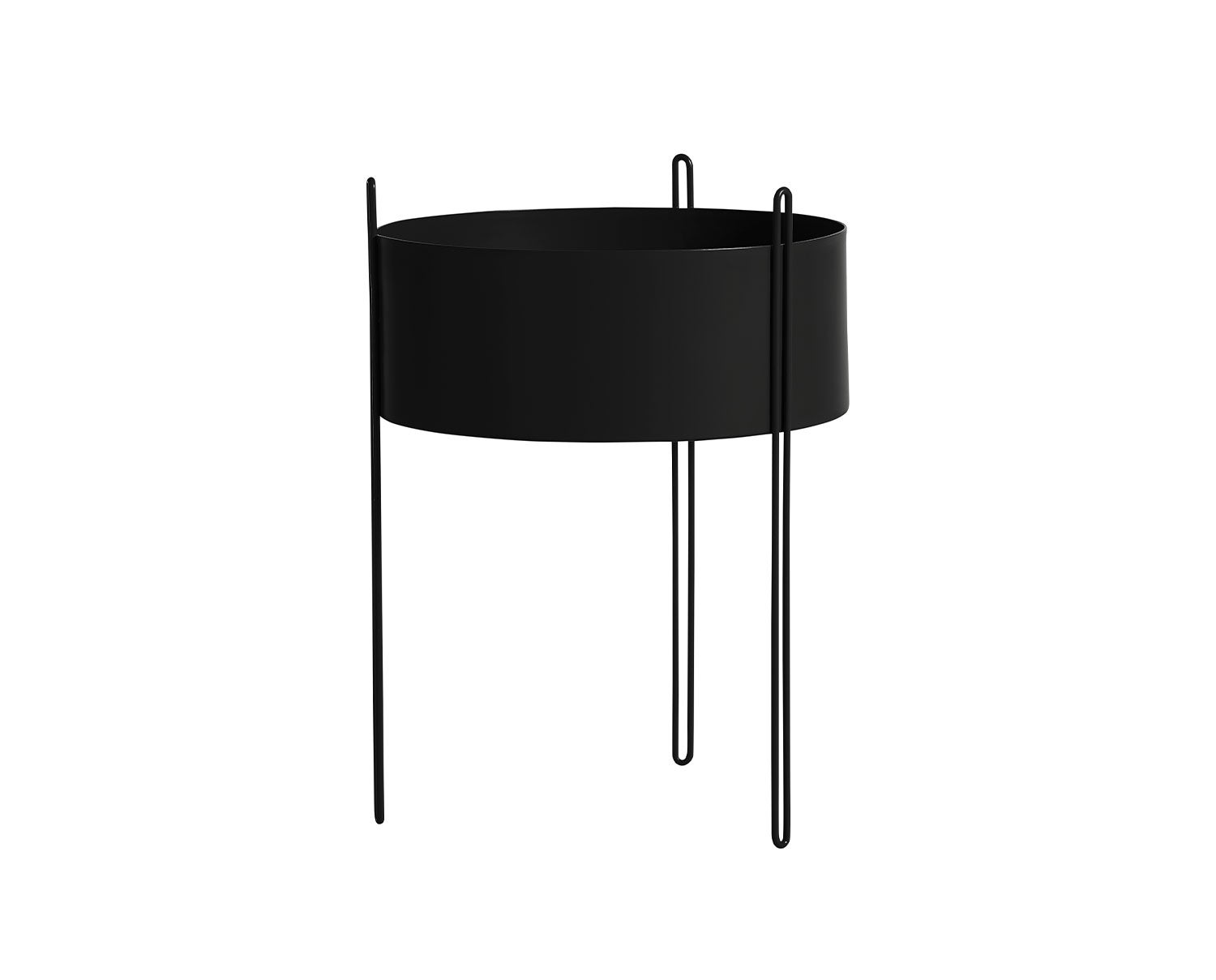 Pidestall Kruka Stor Svart