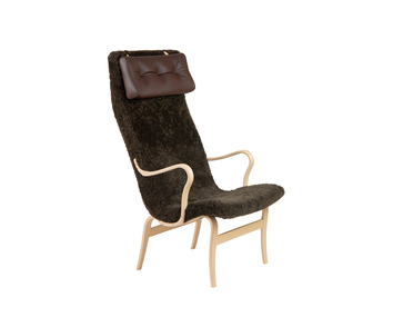 Eva Fåtölj Hög Fårskinn