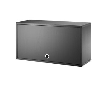 String Överskåp 78x30 Svartbetsad ask