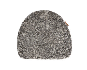 Judith stolsdyna vadderad 34x36 cm i färg grågrafit från Shepherd