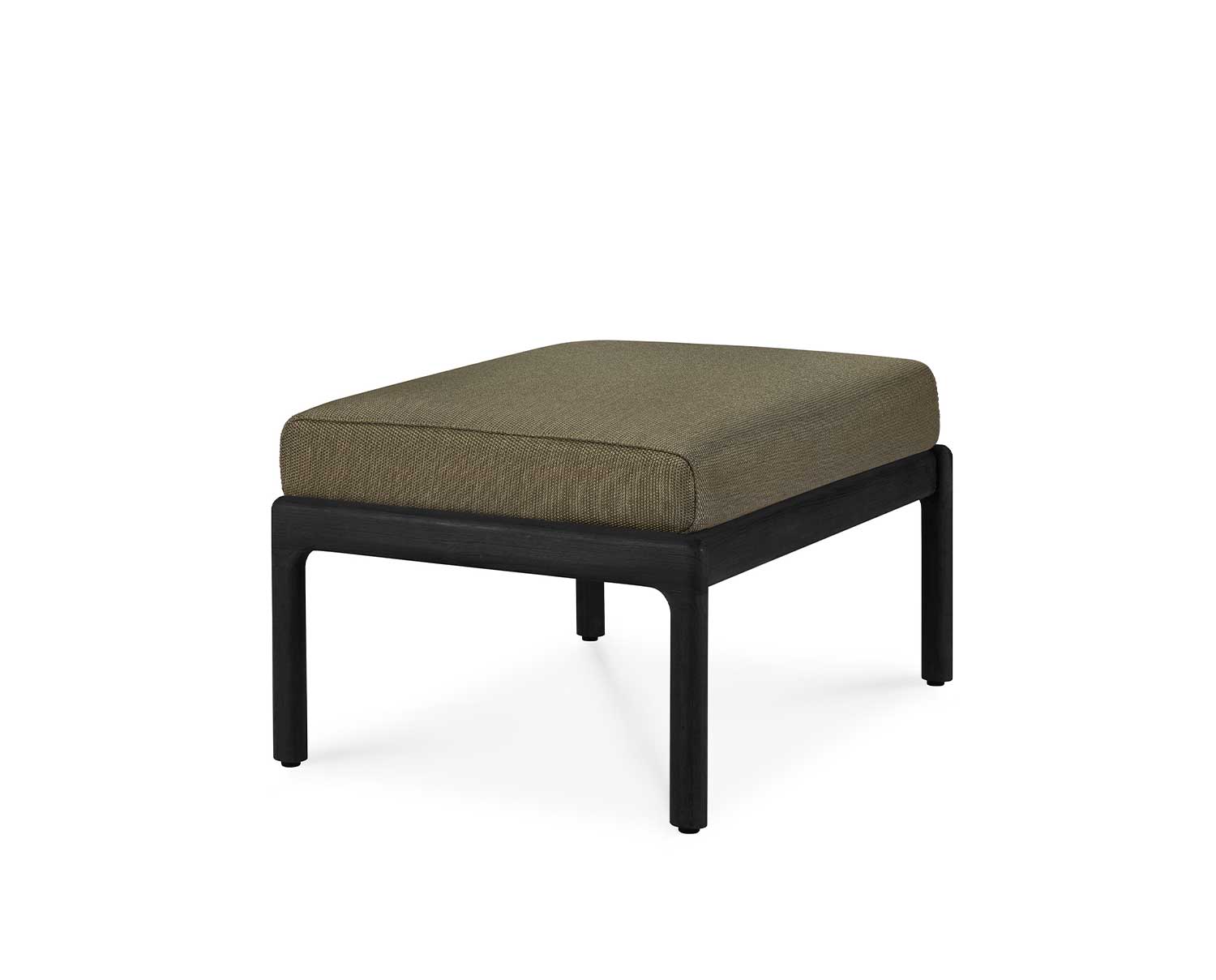 Ethnicraft-Jack-Outdoor-Footstool-Black-Teak-Green