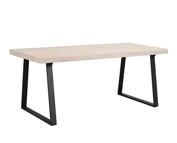 Brooklyn Matbord 170 Vitpigmenterad U-stativ