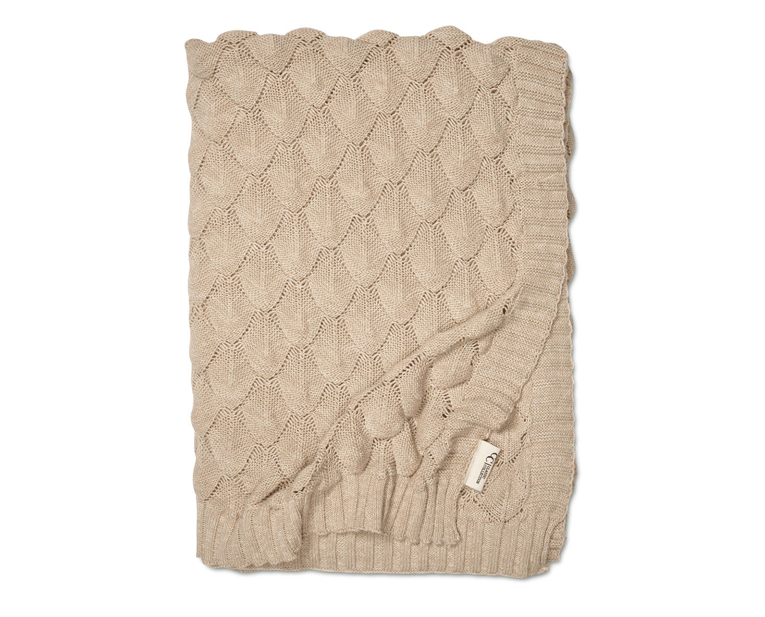 Gems pläd beige från Classic Collection