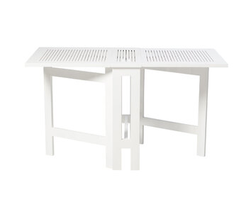 Butterfly Klaffbord i vit mahogny