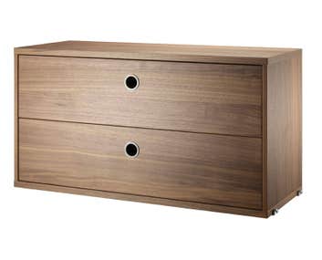 String Lådor 78x30 Valnöt