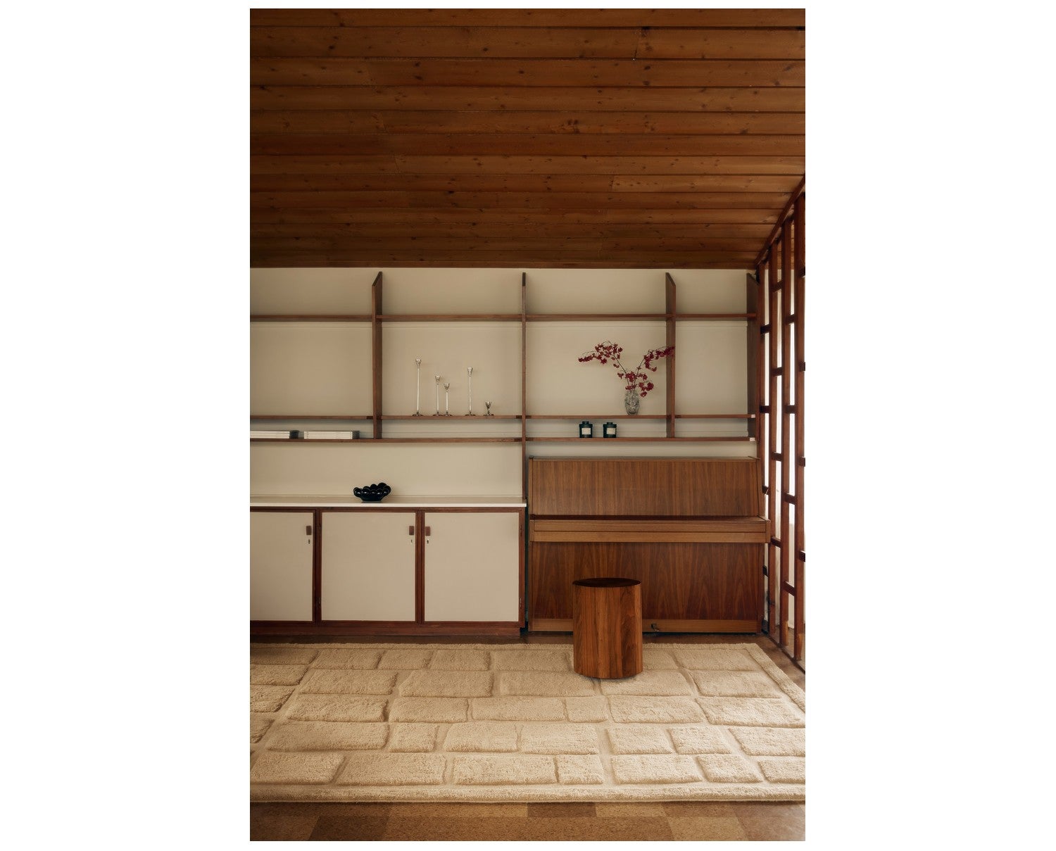 Wandel Wool Rug Caramel Beige från Tinted Objects.