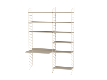 String kombination arbetsplats B Beige/ Beige