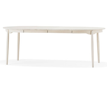 Carl bord i vitoljad björk, 115+2 ilägg | StolAB