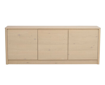 Melstone Sideboard i höjd 70 centimeter i vitpigmenterad ek