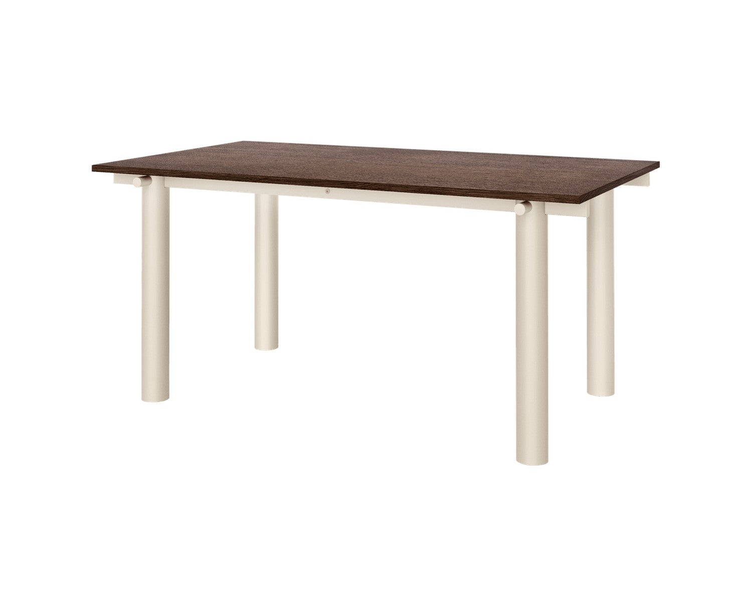 Ferm-Living-Atura-Matbord-160x90-Light-Cashmere-Dark-Stained-Oak-2c