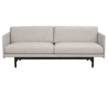 Hammond 3-sits soffa, grått tyg med svart ek | Rowico