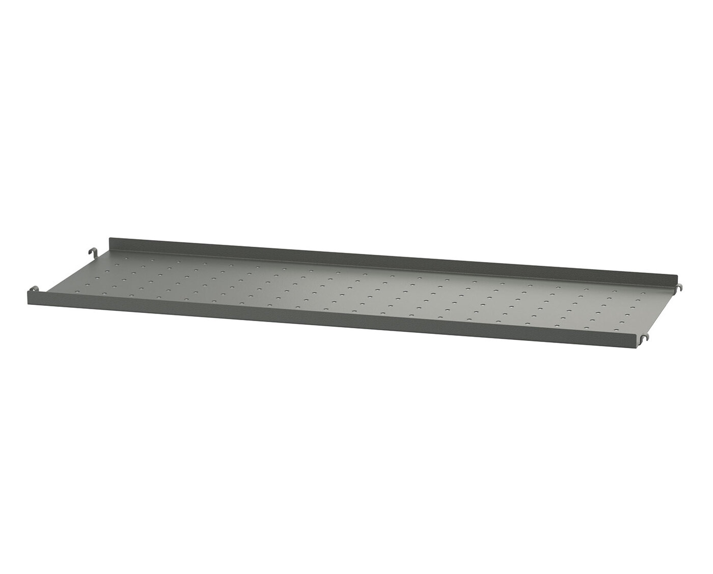 String Metall Hyllplan Låg 78x30 Mörkgrå