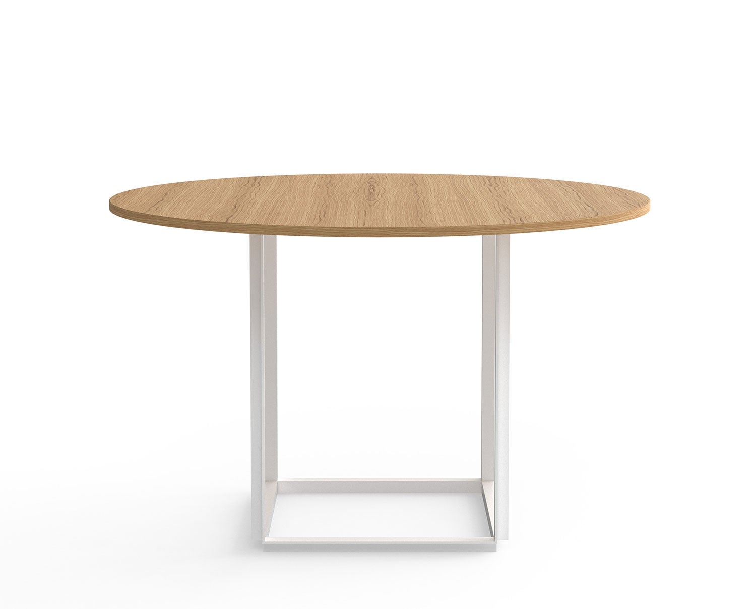 Ø120-Oak_White-Front