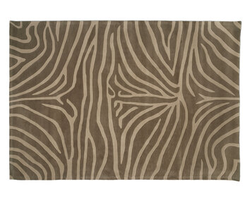 Zebra matta Mocca från Classic Collection