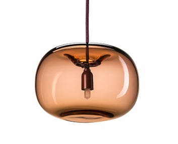 Pebble Taklampa Knubbig Oxblod