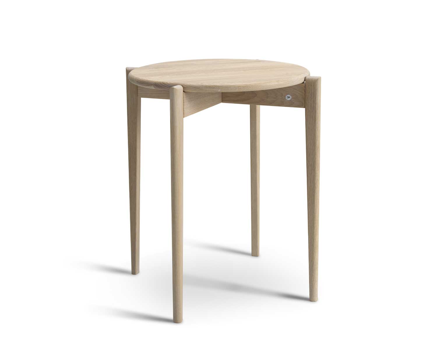 Oscarssons-Mobel-Tilia-Side-Table-D51-H55-White-Oiled-Oak