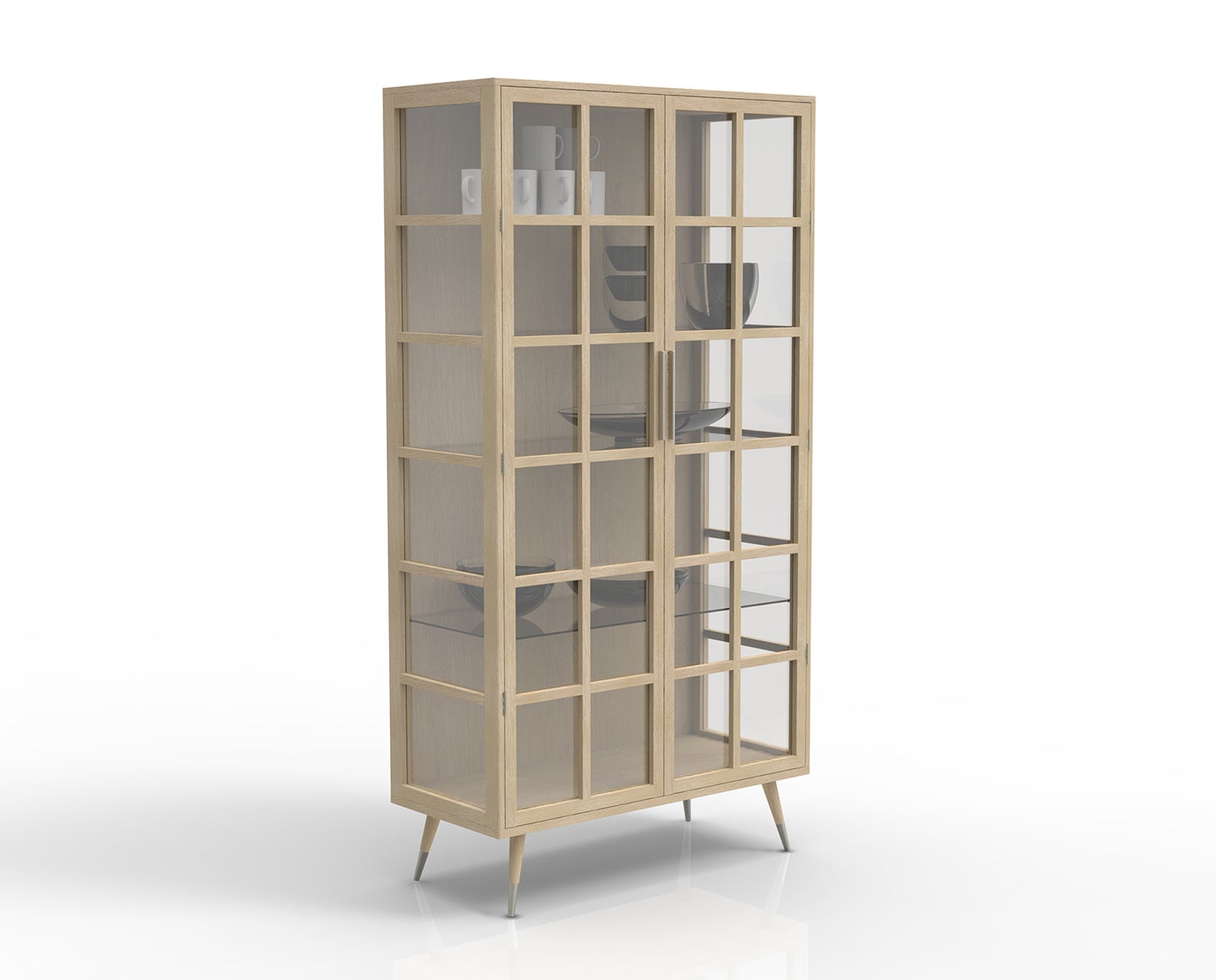 AK 2782 Vitrinskåp Pointben