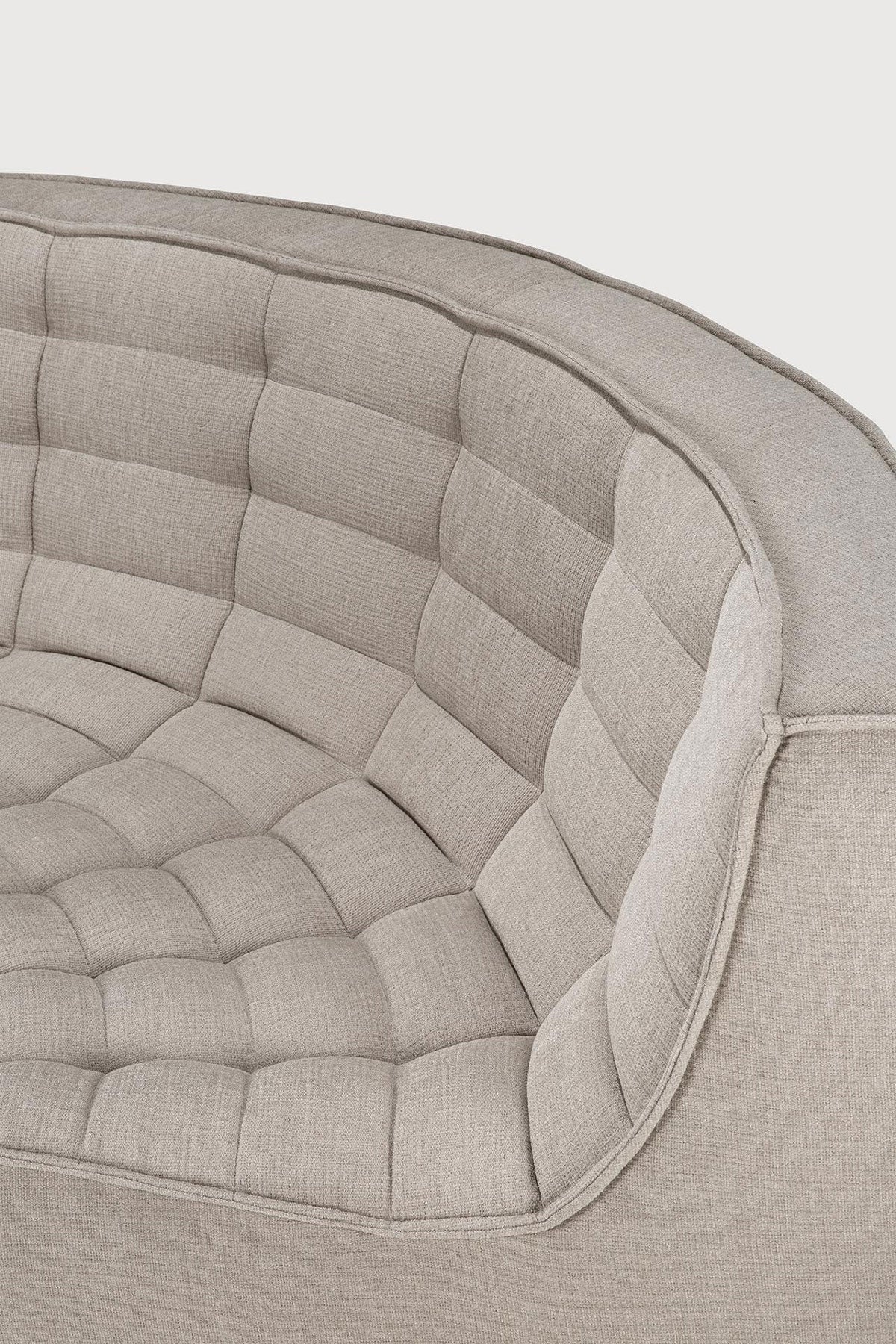 N701 Soffa 90° Runt Hörn | Tyg ECO Ecru | Ethnicraft | Tibergs Möbler